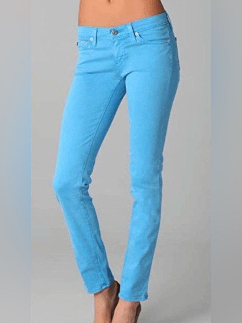 Ag Adriano Goldschmied Turquoise Skinny Jeans